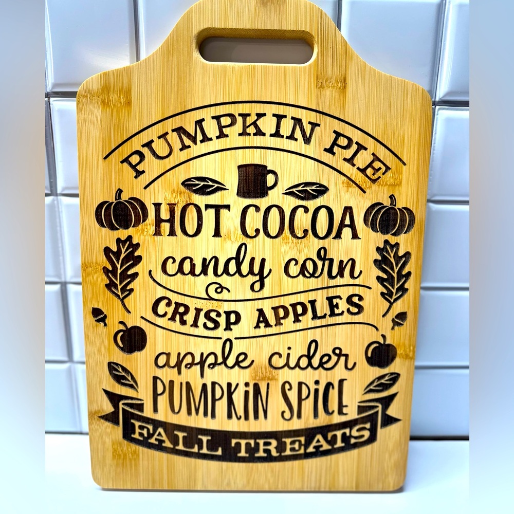 Halloween time cutting board